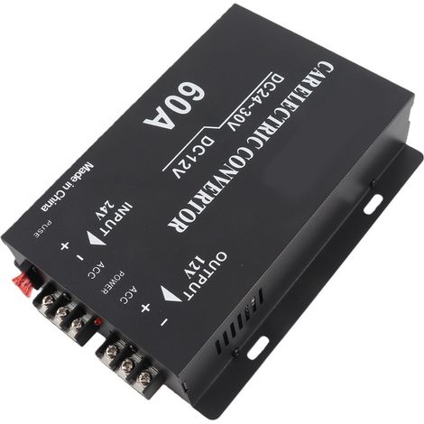 24V auf 12V 60A 720W Abwärtsspannungswandler, Gehäuse aus Aluminiumlegierung, leistungsstarke Wärmeableitung für Autos (1/5)