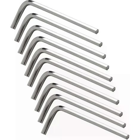 10-teiliges Set mit L-förmigen Sechskantschlüsseln (optional 2 mm, 25 mm, 3 mm) – Reparaturwerkzeug (1/4)