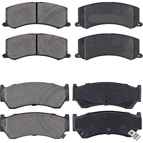 KIT PASTIGLIE FRENO ANTERIORI E POSTERIORI compatibile con SUZUKI BALENO (EG) / PASTIGLIE FRENANTI AUTO OEM P 79 010,P 79 013  P 49 015 / SOSTITUZIONE DIRETTA / BASSA POLVERE / SILENZIOSO