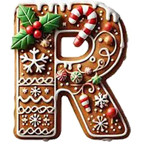 Ornement Alphabet - Décoration Arbre De Noël En Acrylique - Lettre Initiale Personnalisable Avec Motif Baies - 10 cm - 1 Pièce (1/5)