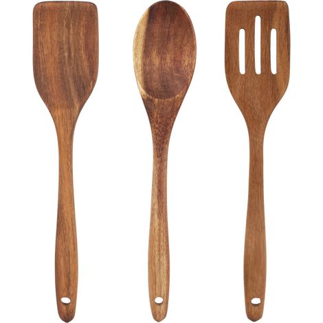 Emile - Set de 3 ustensiles en bois d'acacia (1/5)
