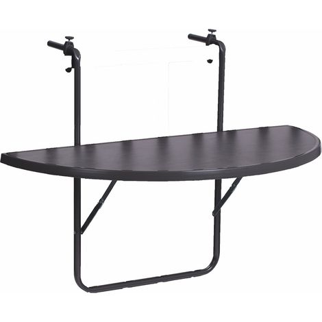 Best Freizeitmöbel Butler - Balkontisch Anthrazit Terrassentisch 100x50 cm