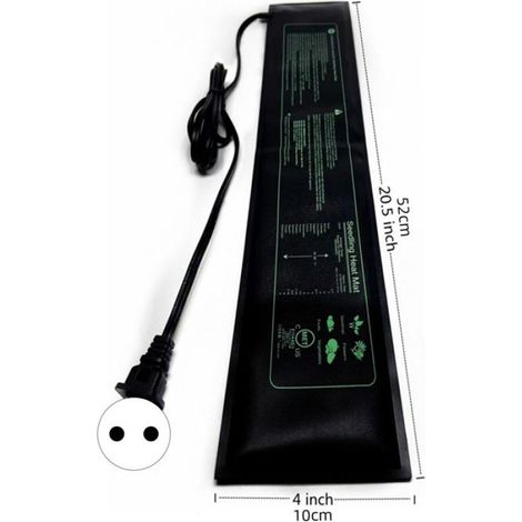 Tapis chauffant imperméable pour semis et bonsaï, idéal pour le démarrage de graines et l'entretien de vos plantes, fixation pratique, résistant à l'eau (1/5)