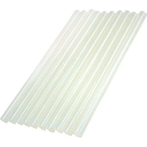 Bâtons de colle chaude transparents 11 mm × 290 mm – 30 unités pour pistolet à colle (1/4)