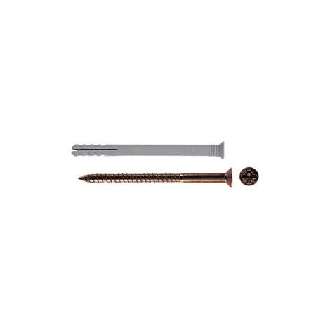 TASSELLO IN NYLON CON VITE CHIODO N- - ø mm.4x35 - 100 pezzi FISCHER