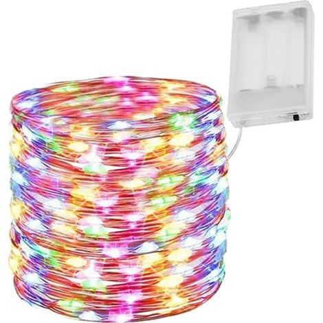 100 fils lumineux LED - multicolore 1699 (1/2)
