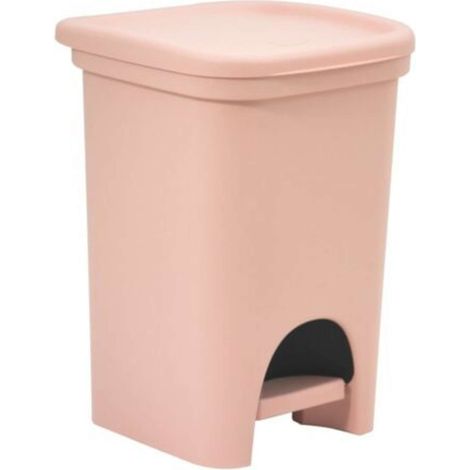 Pattumiera Bidone Cestino da Bagno Colors 18 litri Cipria