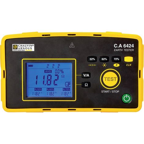 Testeur de résistance de terre Ca 6424 Chauvin Arnoux, LCD ( Prix pour 1 ) (1/5)