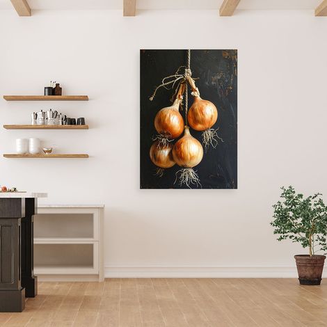 Wandbild Zwiebeln Gemüse Natur 40x60 (1/4)