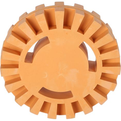 4-Zoll-Aufkleberentferner-Rad aus Gummi, pneumatisches Werkzeug zum Entfernen von Autoaufklebern mit Adapter (1/5)