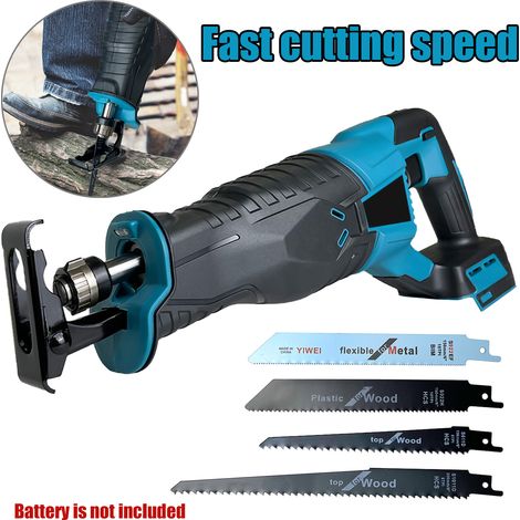 Scie alternative 18 V, sans fil, 3 500 tr/min, gâchette à vitesse variable, changement de lame rapide et facile, outil seul (1/5)