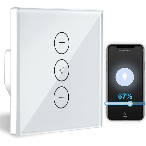 Variateur de lumière WiFi encastré