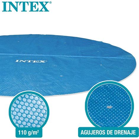 TELO TERMICO PER PISCINA DA - ø cm.488 FORI DRENAGGIO INTEX 28014 FER 406499 (1/2)