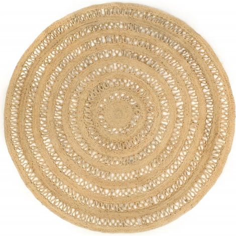 Teppich Handgefertigt Geflochten Jute 210 cm vidaXL (1/5)