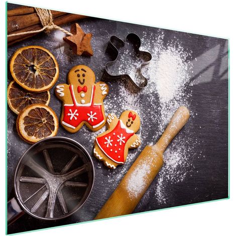 Plaque de protection en verre pour cuisinière 70x52 Cuisine (1/5)