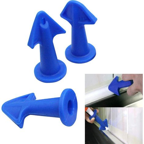 4 outils de lissage de joint silicone, finisseur caoutchouc pour carrelage cuisine salle de bain fenêtre brique