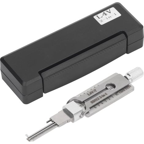 Décodeur civil en acier inoxydable haute précision portable, outil manuel 2-en-1 pour réparation (1/5)