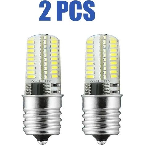 2 ampoules LED E17, adaptées aux fours à micro-ondes, à intensité variable, 4W, lumière blanche naturelle 6000K.-AquaForge (1/4)