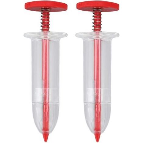 Super Seeder, 2-teiliger Saatgutstreuer, handbetriebenes Mini-Gartensaatgutstreugerät, Seedmaster Mini-Saatgutstreugerät für die Aussaat im Gartenbau (1/5)