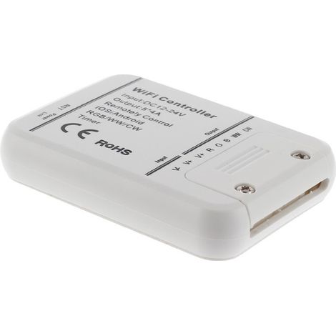 IluminaShop - Controlador WIFI para Tiras LED 12/24V LED RGB / 3000K / 6000K + APP (1/5)