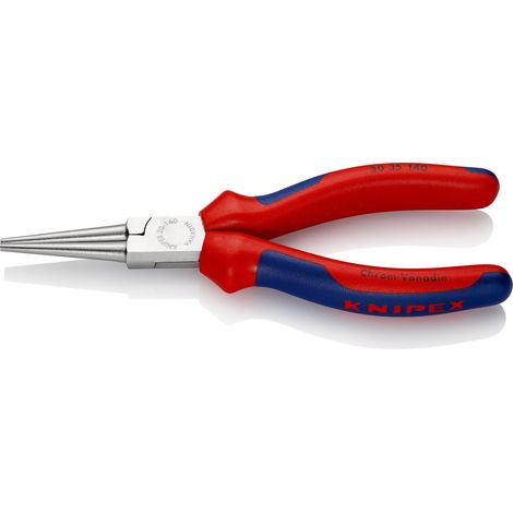 KNIPEX 30 35 140 Alicate de boca larga con mangos multicomponentes cromado 140 mm