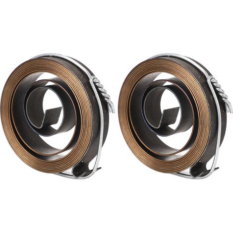 Lot de 2 ressorts de rappel de mandrin pour perceuse à colonne chromés acier ressort type horizontal vertical (1/5)