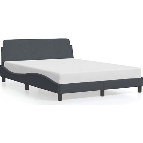 Maison Exclusive - Giroletto Dover Grigio Scuro 137x190 cm in Velluto (1/5)
