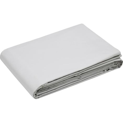 Stof - Drap Plat - Taille 180X290 Cm - Qualité Percale De Coton - 100% Coton Certifié Oeko-Tex - Couleur Lin - Modèle Elysée - Linge De Lit Pour Maison - Doux Et Confortable