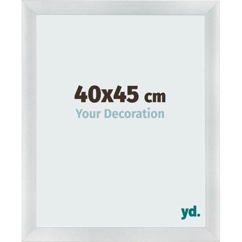 yd. - Cadre photo 40x45 - Argent Mat - MDF - Pisa (1/5)
