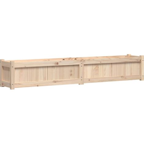 Maison Exclusive - Fioriera da Giardino 180x31x31 cm in Legno Massello di Pino