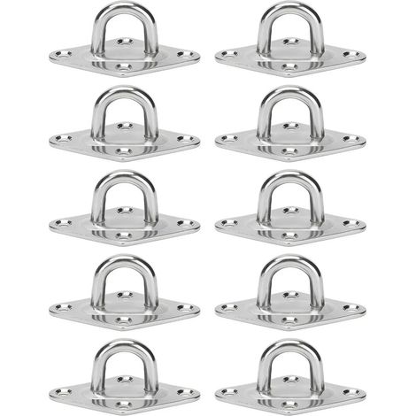 Anneaux Hamaca lot de 10 acier inoxydable 316 R (1/5)