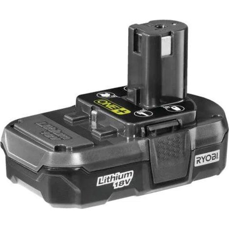 Batterie lithium-ion 18V 1,3Ah – Compatible outils RYOBI ONE+ – Autonomie fiable pour projets bricolage - RB18L13 (1/2)