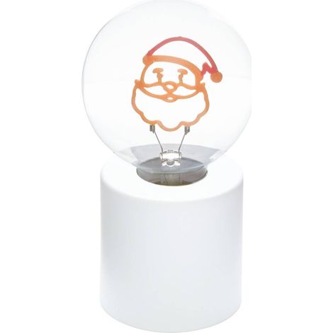 Lampe de Noël LED à poser H. 18 cm à piles - Feeric lights & christmas (1/3)