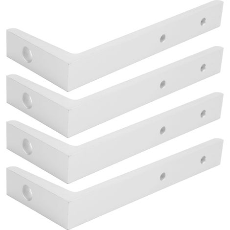 4 équerres de fixation d'angle en aluminium en forme de L, support à angle droit, argentées, à rainure simple (2020) (1/5)