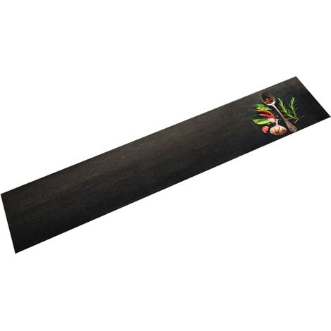 Küchenteppich Waschbar Gewürze 60x300 cm Samt