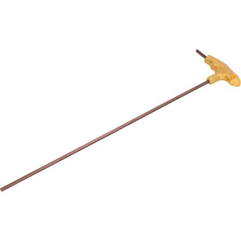 Clé hexagonale en acier allié, tête plate en forme de T, grande clé à béquille Portable à Torsion 5mm