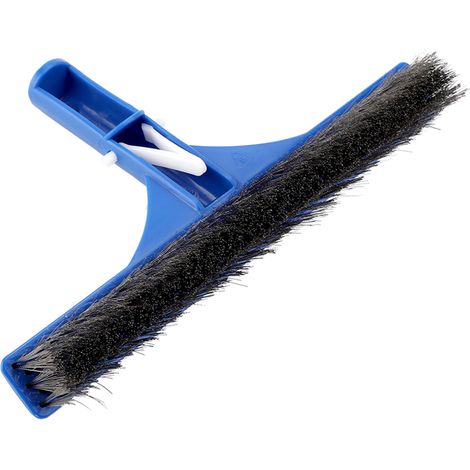 Brosse de piscine en acier inoxydable 10 pouces pour nettoyage fond, murs, bassin, spa, source chaude, étang - accessoire d'entretien robuste (1/5)