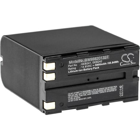 vhbw batteria sostituisce AdirPro 77GEB242 per dispositivo di misurazione (5800mAh, 14,8V, Li-Ion) (1/3)