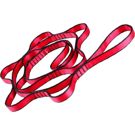 Sangle d'extension réglable pour hamacs Pilates 9 anneaux en nylon robuste pour escalade alpinisme Pilates (1/5)