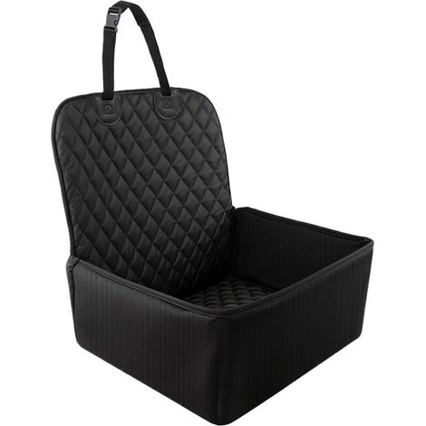 Grand hamac de voiture pour chien avec extension de siège arrière imperméable et coussin de dossier - Barrière de voyage sûre et facile à utiliser (1/5)