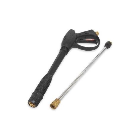 Mecafer – Pistolet lance de lavage haute pression 275 bar – Entrée M22 M – Rallonge dévissable avec coupleur rapide – Nettoyage efficace des salissures tenaces