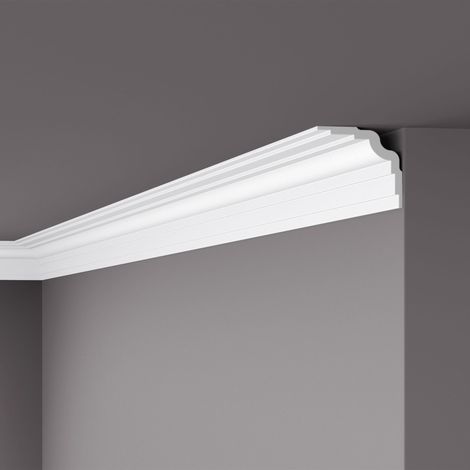 Eckleiste NMC WT25 WALLSTYL Noel Marquet Zierleiste Stuckleiste Modernes Design weiß 2 m (1/5)