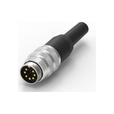 Connecteur DIN RS PRO, 7 contacts, Mâle, Montage sur câble, A souder ( Prix pour 1 )