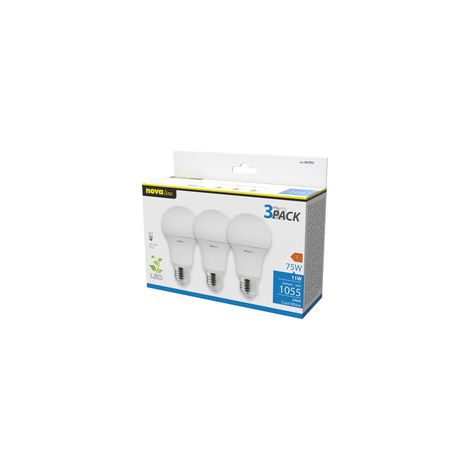 NOVA LAMPADINA LED GOCCIA CLASSIC E27 11W 6500K  3 PZ