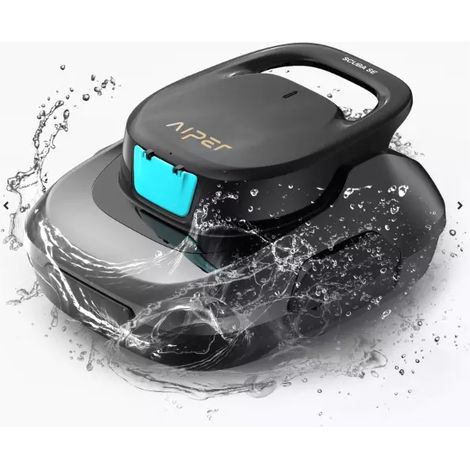 AIPER Scuba SE, Robot Pulitore per Piscina Senza Fili, Pulizia Automatica del Fondo, Batteria Integrata, Piscine Fuori Terra