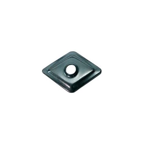 RONDELLA  A ROMBO IN FERRO ZINCATO- - mm.27x27 - 200 pezzi