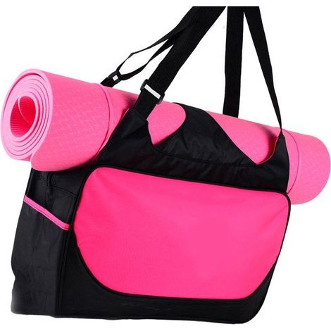 Sac de yoga - FAFEICY - Modèle standard - Polyester - Grande capacité 48x24x16 cm - Fermeture auto-agrippante (1/5)
