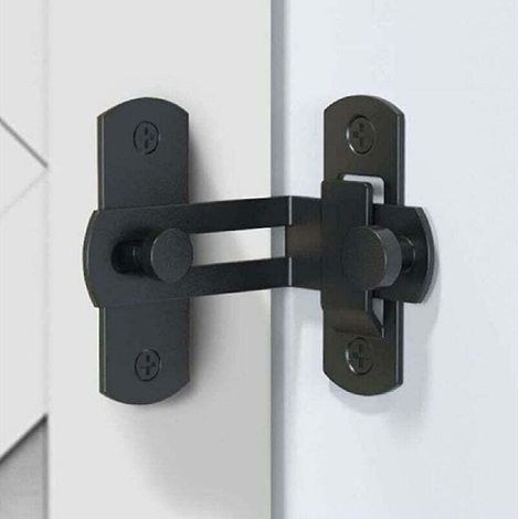 [NON UTILIZZATO] Serratura a 90 gradi, serratura per la privacy, serratura per porta scorrevole del fienile, serratura per porta ad angolo retto, serratura a camma