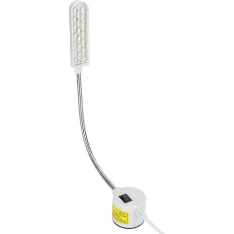 20-flammige LED-Arbeitsleuchte für Nähmaschinen, flexibel und sparsam, 110–250 V Wechselstrom (EU) (1/5)