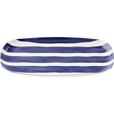 Bandeja M Riviera azul mediterráneo 35x19x2,3